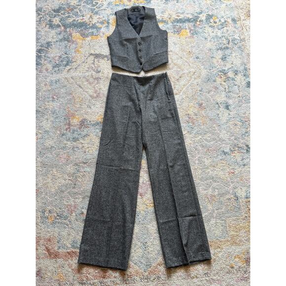 Mango Marbled Wool Suit SET - Picture 11 of 16